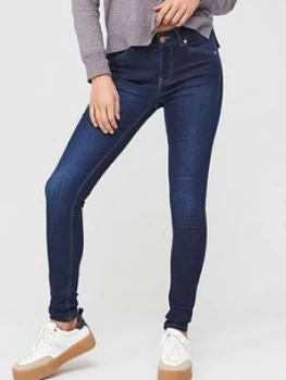 Image of Oasis Indigo Jade Skinny Jean, Dark Wash, Size 6, Women