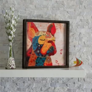 Image of KZM485 Multicolor Decorative Framed MDF Painting