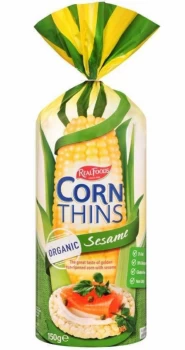 Image of RF Corn Thins Organic Sesame - 150g