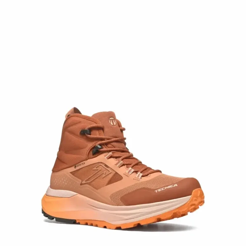 Image of Womens hiking Trainers Tecnica Agate S Mid Orange Female 42,5