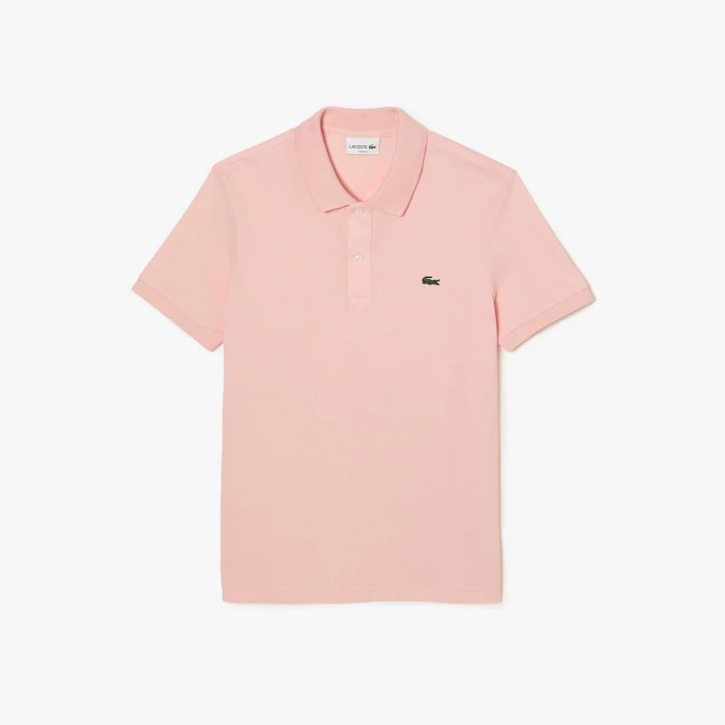 Image of Lacoste Slim Fit L.12.12 Piqu Polo Shirt Short Sleeve Polos XS Pink 29387806310