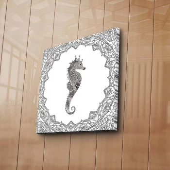 Image of BOYA-18 - No Pen Multicolor Paintable Decorative Canvas Painting