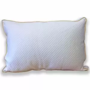 Image of Hypoallergenic Breathable Luxury Pillow 48 x 74cm - White - Homescapes