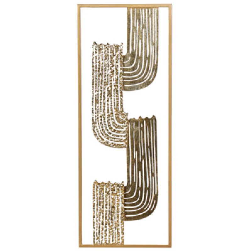 Image of Beliani Wall Decor Thulium Metal 75cm Gold