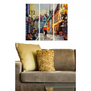 Image of MDF674730685 Multicolor Decorative MDF Painting (3 Pieces)