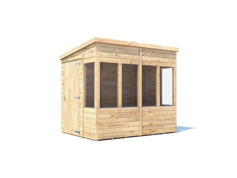 Image of Dunster House Potting Shed Pent Roof W8' X D6' (W2.4 X D1.8M) Superfelt, Overlord Modular