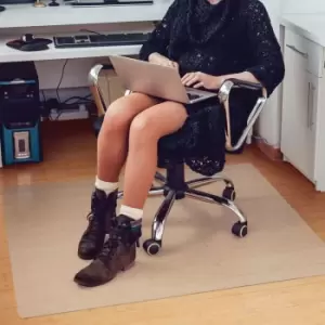 Image of Floortex Cleartex Advantagemat Plus APET Chair Mat for Hard Floors - Rectangular