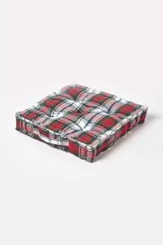 Image of Cotton Macduff Tartan Floor Cushion