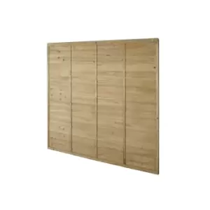 Image of 6ft x 6ft (1.83m x 1.83m) Pressure Treated Superlap Fence Panel - Pack of 5 (Home Delivery)