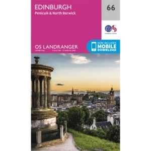 Image of Edinburgh, Penicuik & North Berwick by Ordnance Survey (Sheet map, folded, 2016)