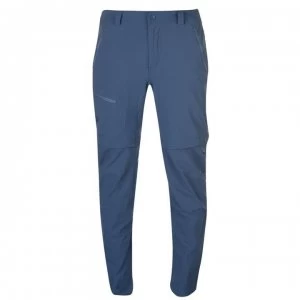 Image of Millet Trekker Zip Off Walking Trousers Mens - Teal Blue