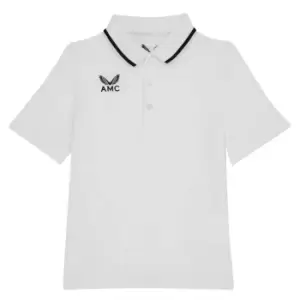 Image of Castore Short Sleeve Media Polo Shirt Junior Boys - White