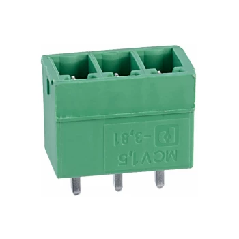 Image of Phoenix Contact - 1803439 MCV 1,5/ 3-G-3,81 3 Way Terminal Block Header 8A 3.81mm
