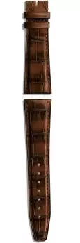 Image of IWC Strap Alligator Marron Brown For Folding Clasp