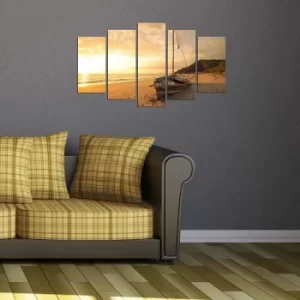 Image of 5PMX-102 Multicolor Decorative MDF Painting (5 Pieces)