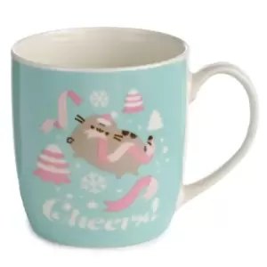 Image of Christmas Pusheen the Cat Porcelain Mug