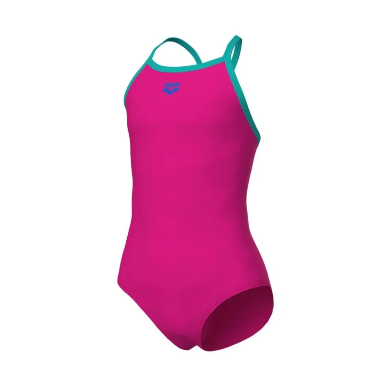 Image of One Piece swimsuit for girls Arena Light Drop Solid Rose Female 14/15 ans