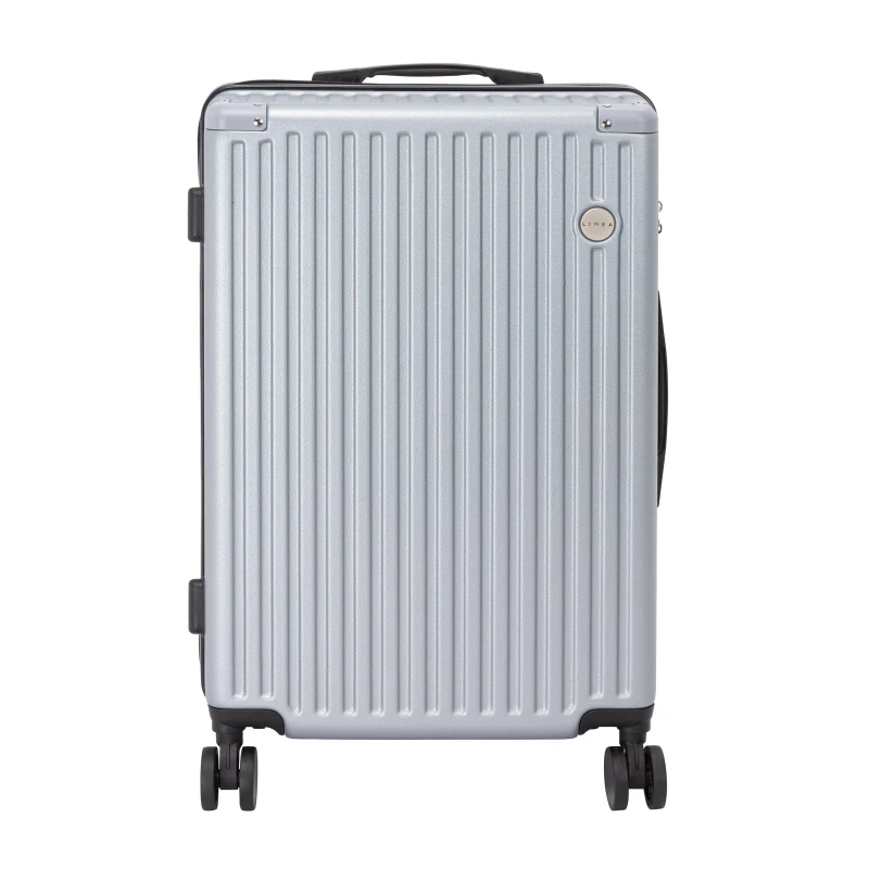 Image of Linea Metal Suitcase Silver unisex 22in/56cm
