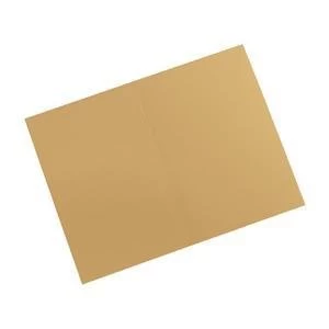 Image of 5 Star Foolscap Square Cut Folders Manilla 315gm2 Yellow 1 x Pack of 100 Folders