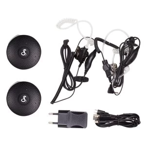 Image of Cobra AU120B Chat TAG Curve 1 Pair of 2 Way Radios