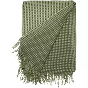 Image of Furn Rowan Throw (One Size) (Charcoal Grey)