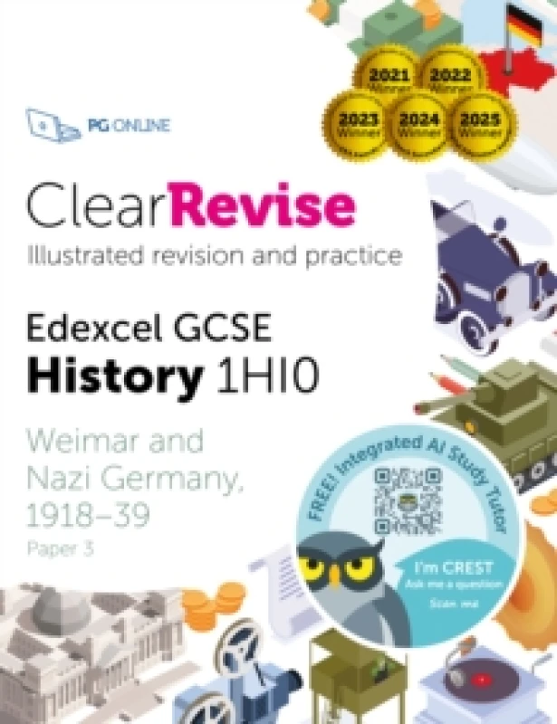 Image of PG Online ClearRevise Edexcel GCSE History 1HI0 Paperback Book Multi