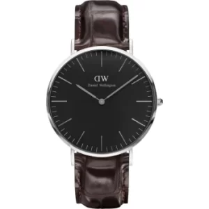 Image of Mens Daniel Wellington Classic 40 York S Black Watch