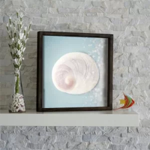 Image of KZM570 Brown Mint White Grey Decorative Framed MDF Painting