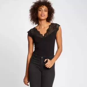Image of Lace Vest Top with V-Neck