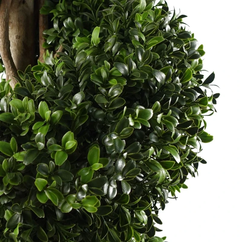 Image of Leaf 120cm Spiral Buxus Artificial Tree UV Resistant Outdoor Green