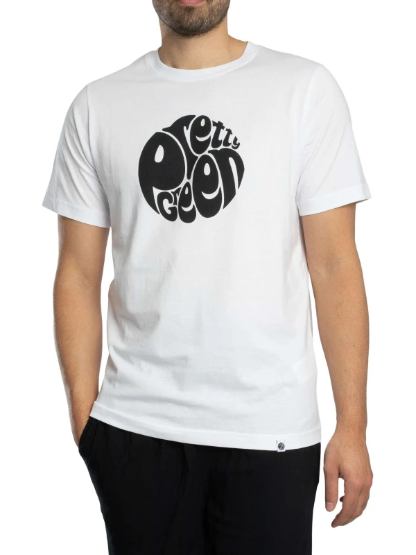 Image of Pretty Green Gillespie T-Shirt White M