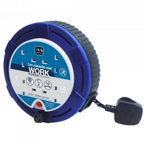Image of MCT1010-4R 10m 4 Sockets Mains Adapter Reel