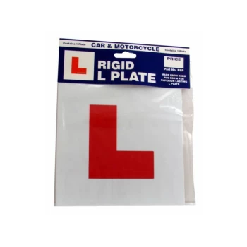 Image of L Plate - Rigid - Single - RLP - Castle Promotions