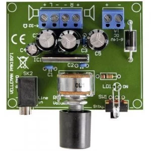 Image of Whadda MK190 Amplifier Assembly kit 6 V DC, 9 V DC, 12 V DC