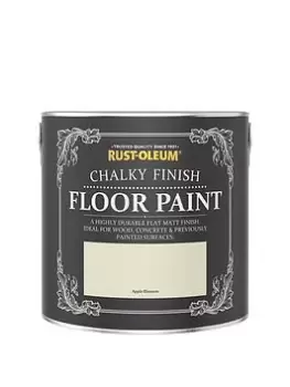 Image of Rust-Oleum Chalky Floor Paint Apple Blossom 2.5L
