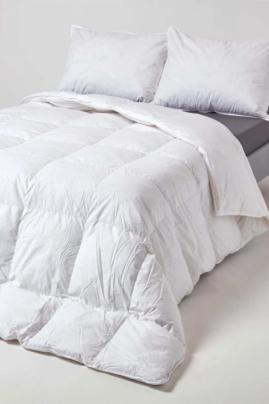 Image of Homescapes Goose Feather And Down All Seasons Single Size Duvet