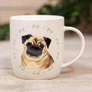 Image of Best of Breed New Bone China Mug - Pug