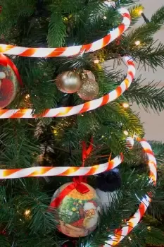 Image of 5M LED Candy Cane Rope Light - Size: 5mtr - White