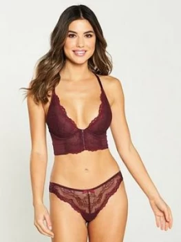 Image of Gossard Lace Thong - Fig