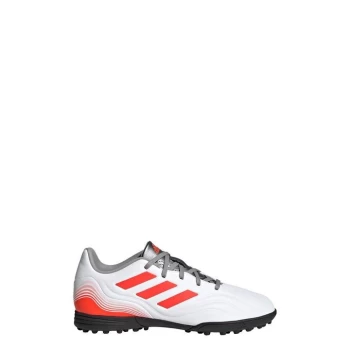 Image of adidas Copa Sense.3 Turf Boots Kids - Cloud White / Solar Red / Iron
