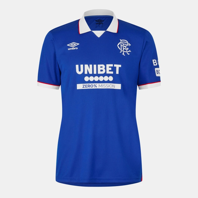 Image of Umbro Rangers Authentic Home Shirt 2025 2026 Adults Lapis Blue male S