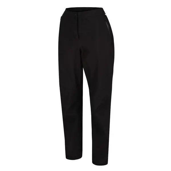 Image of Regatta Womens Highton Waterproof Overtrousers (Regular) - Black One Size
