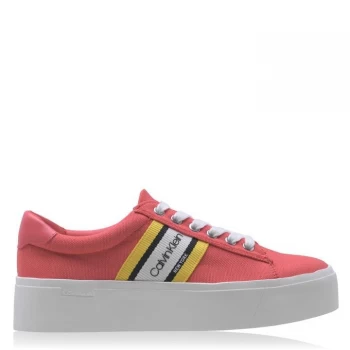 Image of Calvin Klein Jinjer Trainers - Coral