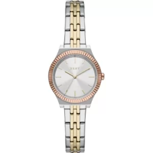 Image of DKNY Parsons Three-Hand Date Two-Tone Stainless Steel Watch
