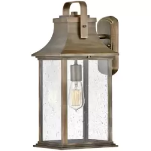 Image of Elstead Quintessentiale - Quintiesse Hinkley Grant Outdoor Wall Lantern Burnished Bronze, IP44