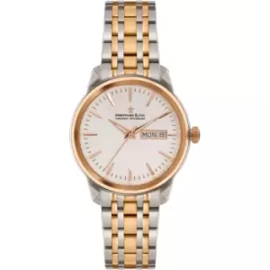 Image of Mens Dreyfuss Co Two-Tone Steel and Rose Plate 1890