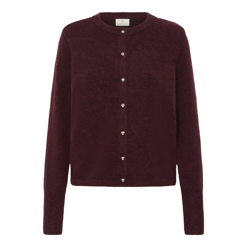 Image of Kaffe Womens cardigan KAFFE Niel Rouge Female L