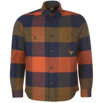 Image of Barbour Beacon Firtree Overshirt - Navy NY91