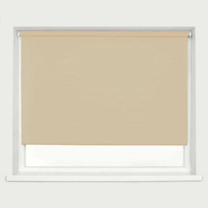 Image of Caecus Blinds Blackout Roller Blind Cappuccino 120Cm