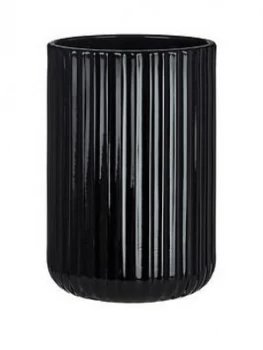Image of Premier Housewares Ticino Brittany Black Glass Tumbler